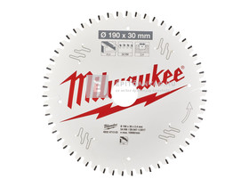 Milwaukee körfűrészlap hordozható gépekhez (alu) 190x30x2.4x54 TF NEG. Milwaukee körfűrészlap hordozható gépekhez (alu) 190x30x2.4x54 TF NEG.