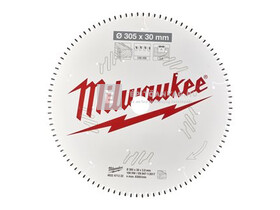 Milwaukee körfűrészlap gérvágókhoz, fához, 305x30x3.0x100 ATB NEG., 1 db Milwaukee körfűrészlap gérvágókhoz, fához, 305x30x3.0x100 ATB NEG., 1 db