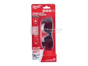 Milwaukee Prémium védőszemüveg tömítéssel sötétített-polarizált Milwaukee Prémium védőszemüveg tömítéssel sötétített-polarizált