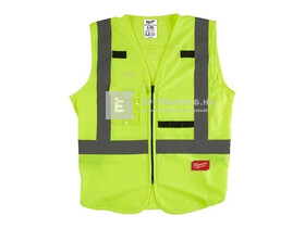 Milwaukee láthatósági mellény, sárga L/XL 1 db Milwaukee láthatósági mellény, sárga L/XL 1 db