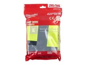 Milwaukee láthatósági mellény, sárga 2XL/3XL 1 db Milwaukee láthatósági mellény, sárga 2XL/3XL 1 db