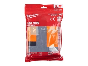 Milwaukee láthatósági mellény, narancssárga S/M 1 db Milwaukee láthatósági mellény, narancssárga S/M 1 db