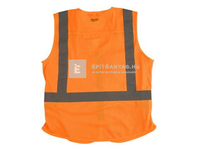 Milwaukee láthatósági mellény, narancssárga L/XL 1 db Milwaukee láthatósági mellény, narancssárga L/XL 1 db