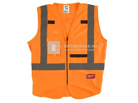 Milwaukee láthatósági mellény, narancssárga 2XL/3XL 1 db Milwaukee láthatósági mellény, narancssárga 2XL/3XL 1 db