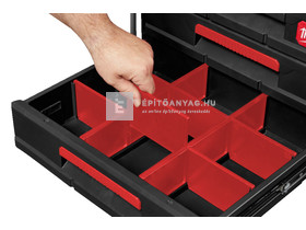 Milwaukee Packout tároló láda 3 fiókos Milwaukee Packout tároló láda 3 fiókos