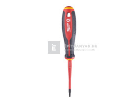 Milwaukee VDE csavarhúzó 3 oldalú markolattal T15 x75 Milwaukee VDE csavarhúzó 3 oldalú markolattal T15 x75