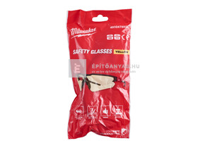 Milwaukee védőszemüveg sárga, párásodásmentes Milwaukee védőszemüveg sárga, párásodásmentes