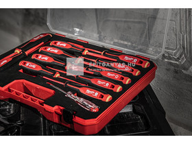 Milwaukee VDE csavarhúzó 3 oldalú markolattal 12 darabos készlet Milwaukee VDE csavarhúzó 3 oldalú markolattal 12 darabos készlet