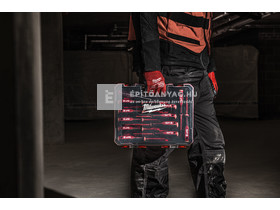 Milwaukee VDE csavarhúzó 3 oldalú markolattal 12 darabos készlet Milwaukee VDE csavarhúzó 3 oldalú markolattal 12 darabos készlet