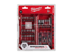 Milwaukee 75 darabos Shockwave XL (TX) bitkészlet Milwaukee 75 darabos Shockwave XL (TX) bitkészlet