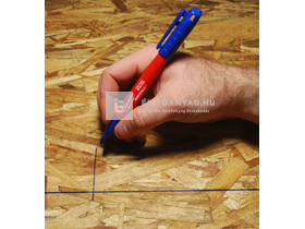 Milwaukee Inkzall jelölő filc vékony tartós hegyű kék Milwaukee Inkzall jelölő filc vékony tartós hegyű kék