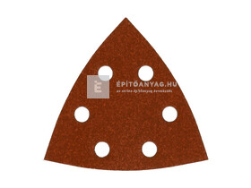 Milwaukee deltacsiszoló lap STD 93x93/6 G120 10 db Milwaukee deltacsiszoló lap STD 93x93/6 G120 10 db