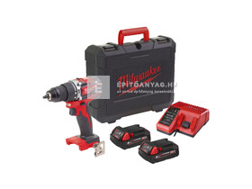 Milwaukee M18CBLPD-202C kompakt ütvefúró-csavarozó Milwaukee M18CBLPD-202C kompakt ütvefúró-csavarozó