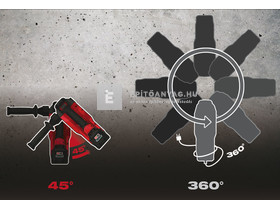 Milwaukee M18FHM-0C M18 Fuel one-key 8 kg-os fúró-bontó kalapács Milwaukee M18FHM-0C M18 Fuel one-key 8 kg-os fúró-bontó kalapács