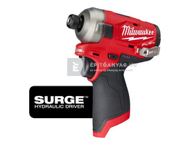 Milwaukee M12FQID-0 M12 Fuel surge 1” hex hidraulikus ütvecsavarozó Milwaukee M12FQID-0 M12 Fuel surge 1” hex hidraulikus ütvecsavarozó