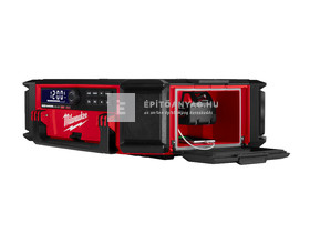 Milwaukee M18PRCDAB+-0 M18 Packout rádió/töltő Milwaukee M18PRCDAB+-0 M18 Packout rádió/töltő
