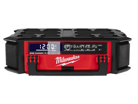Milwaukee M18PRCDAB+-0 M18 Packout rádió/töltő Milwaukee M18PRCDAB+-0 M18 Packout rádió/töltő