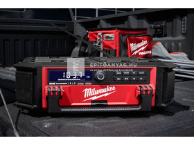 Milwaukee M18PRCDAB+-0 M18 Packout rádió/töltő Milwaukee M18PRCDAB+-0 M18 Packout rádió/töltő