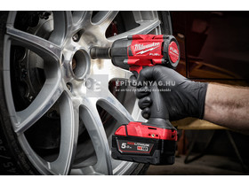 Milwaukee M18FMTIW2F12-502X M18 FUEL™ közepes nyomatékú ütvecsavarozó biztosítógyűrűvel Milwaukee M18FMTIW2F12-502X M18 FUEL™ közepes nyomatékú ütvecsavarozó biztosítógyűrűvel