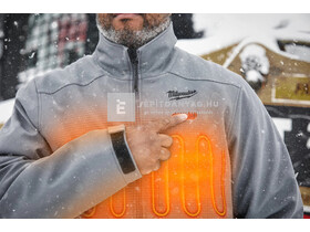Milwaukee M12HJGREY5-0(XL) fűthető kabát, szürke Milwaukee M12HJGREY5-0(XL) fűthető kabát, szürke