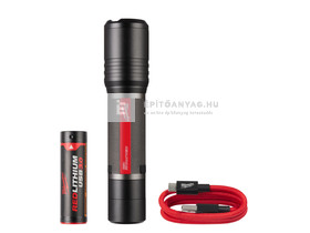 Milwaukee L4FL2000-301 USB újratölthető zseblámpa, 2000 lumen Milwaukee L4FL2000-301 USB újratölthető zseblámpa, 2000 lumen