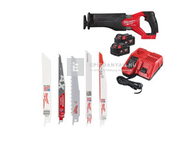 Milwaukee M18FSZ100P502P erőcsomag (M18FSZ 2 akkuval, töltővel, tartozékkal, packouttal)