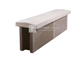 Kerítésfedlap fehér 25x100x4 cm Kerítésfedlap fehér 25x100x4 cm