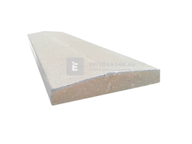 Kerítésfedlap fehér 40x100x4 cm Kerítésfedlap fehér 40x100x4 cm