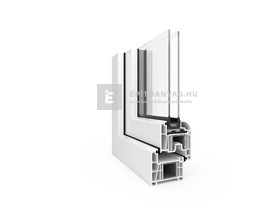 EkoSun 70 C 2r  üv  BNY 120x120 cm jobb fehér egyszárnyú ablak