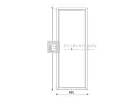 GreenEvolution 76 B 3r üv Fix 90x240 cm kívül antracit, belül fehér fix ablak GreenEvolution 76 B 3r üv Fix 90x240 cm kívül antracit, belül fehér fix ablak