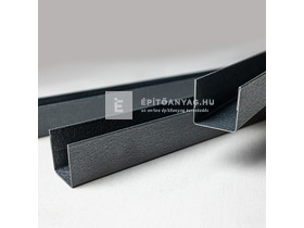 Orha (Everest Steel) Tartó sín - U profil 5000 mm, RAL 7016 matt antracit Orha (Everest Steel) Tartó sín - U profil 5000 mm, RAL 7016 matt antracit