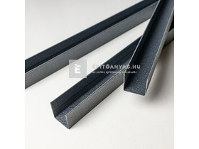 Orha (Everest Steel) Tartó sín - U profil 5000 mm, RAL 7016 matt antracit Orha (Everest Steel) Tartó sín - U profil 5000 mm, RAL 7016 matt antracit