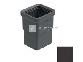 Galeco PVC2 szögletes 080 grafit karmantyú gumitömítéssel 80x70 mm Galeco PVC2 szögletes 080 grafit karmantyú gumitömítéssel 80x70 mm