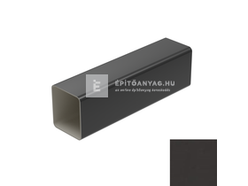 Galeco PVC2 szögletes 080 grafit lefolyócső 80x70 mm, 4 m Galeco PVC2 szögletes 080 grafit lefolyócső 80x70 mm, 4 m