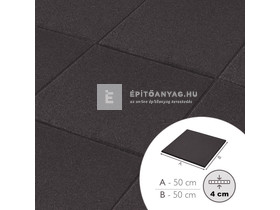 ReFlex gumilap 4x50x50 cm ST 15 fekete ReFlex gumilap 4x50x50 cm ST 15 fekete