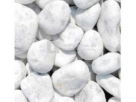 Scherf márvány díszkavics Carrara-fehér 25-40 mm 25 kg/zsák
