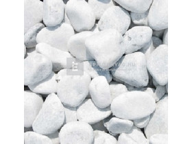 Scherf márvány díszkavics felhőfehér 40-60 mm, ömlesztett