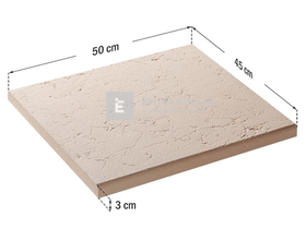 Star Stone Róma Clasic fedlap 50x45x3 cm smoke Star Stone Róma Clasic fedlap 50x45x3 cm smoke