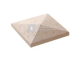 Star Stone Róma oszlop fedkő 30x30x5 cm smoke Star Stone Róma oszlop fedkő 30x30x5 cm smoke