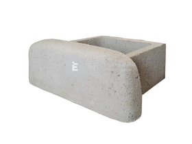 Egomkő támfalelem, natúr, szürke Egomkő támfalelem, natúr, szürke