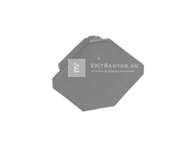 Tondach XXL Design gerinc kezdő- és lezáróelem titán Tondach XXL Design gerinc kezdő- és lezáróelem titán