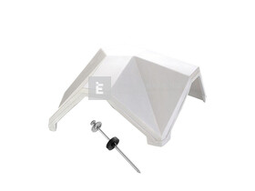 Tondach XXL Design hármas gerincelosztó rögzítőcsavarral fehér Tondach XXL Design hármas gerincelosztó rögzítőcsavarral fehér