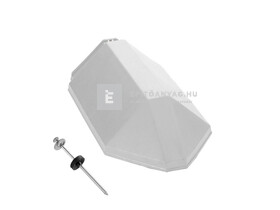 Tondach XXL Design kezdő gerinccserép rögzítőcsavarral fehér Tondach XXL Design kezdő gerinccserép rögzítőcsavarral fehér