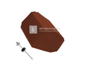 Tondach XXL Design kezdő gerinccserép rögzítőcsavarral rézbarna Tondach XXL Design kezdő gerinccserép rögzítőcsavarral rézbarna
