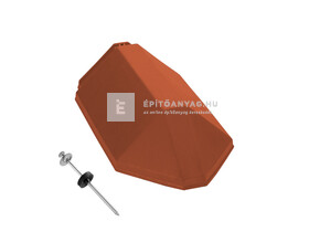 Tondach XXL Design kezdő gerinccserép rögzítőcsavarral terrakotta Tondach XXL Design kezdő gerinccserép rögzítőcsavarral terrakotta