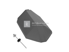 Tondach XXL Design kezdő gerinccserép rögzítőcsavarral titán Tondach XXL Design kezdő gerinccserép rögzítőcsavarral titán