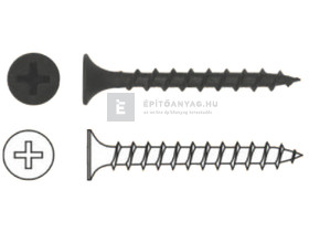 Ritkamenetes 3,5x45 mm önmetsző gipszkarton csavar fához Ritkamenetes 3,5x45 mm önmetsző gipszkarton csavar fához