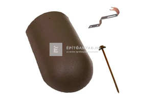 Terrán Danubia, Rundo, Synus kezdő kúpcserép Resistor mocca Terrán Danubia, Rundo, Synus kezdő kúpcserép Resistor mocca