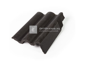 Terrán Standard szegélycserép jobb ColorSystem fekete Terrán Standard szegélycserép jobb ColorSystem fekete