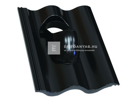 Terrán Synus műanyag alapcserép DN110 fekete
